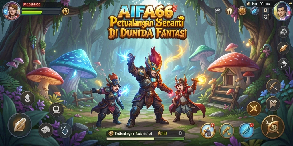 Tangkapan layar AIFA66 menampilkan aksi seru dalam permainan petualangan.