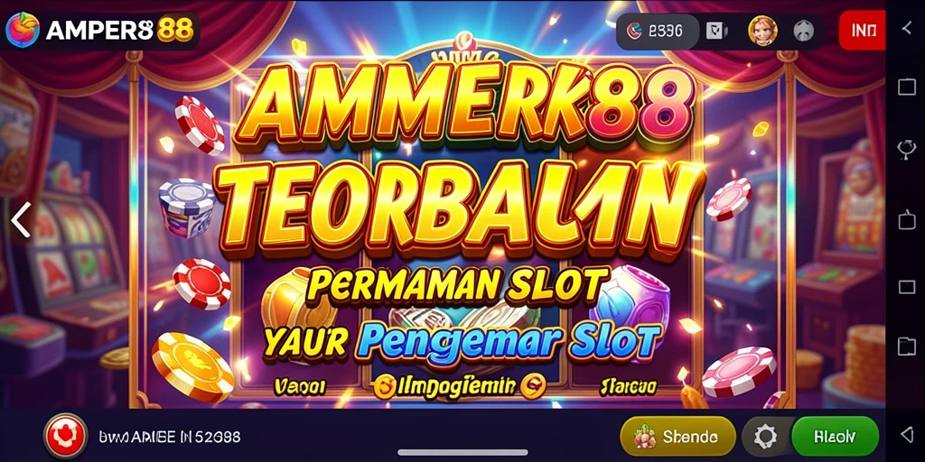 Screenshot AMPER88 menunjukkan gameplay Slot yang mendebarkan.