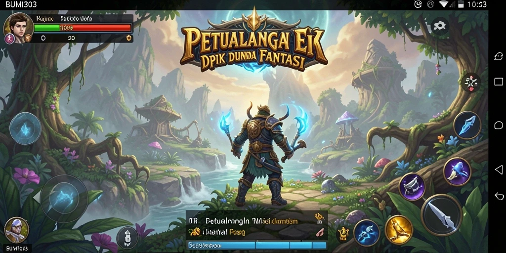 Gameplay RPG BUMI303 yang epik dan mendebarkan.