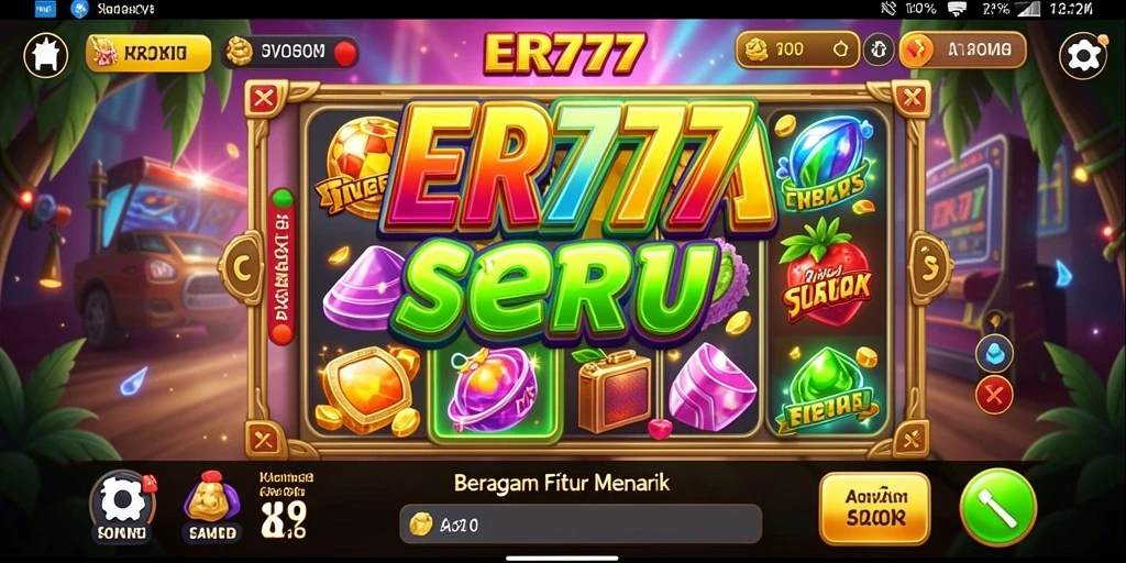 Tampilan menarik dari gameplay Slot di ER777 yang memikat.