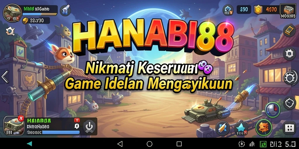 Screenshot HANABI88 menampilkan gameplay Idle yang menarik dan karakter yang unik.