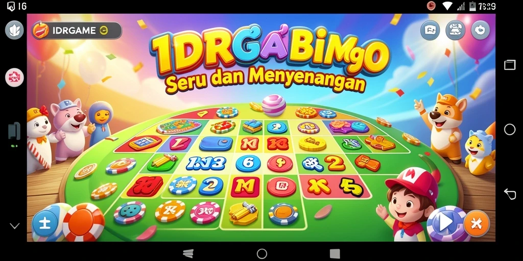 Tampilan gameplay Bingo yang seru dan interaktif.