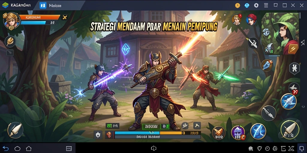 Tampilan gameplay KAGANDAN yang menarik dengan strategi mendalam.