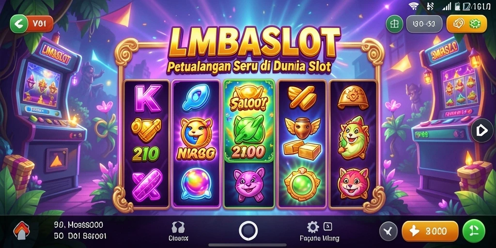Screenshot gameplay LMBASLOT menunjukkan petualangan seru dan grafis memukau.