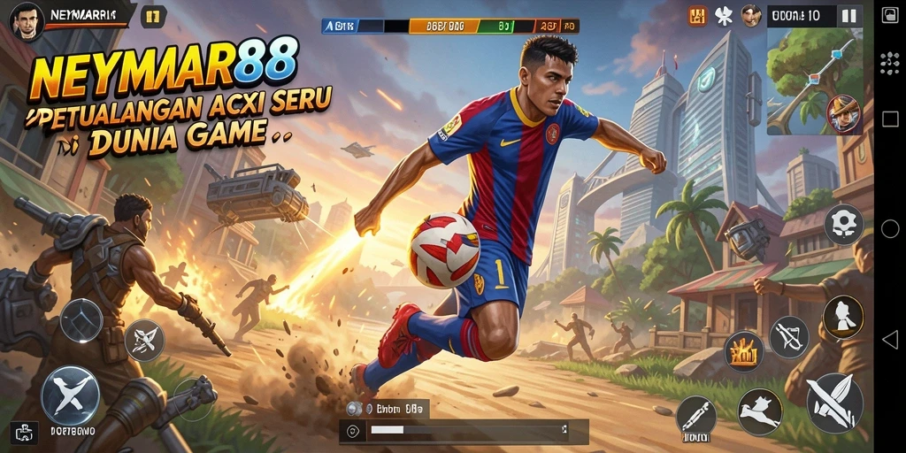 Tampak layar permainan NEYMAR88 menunjukkan aksi seru dan grafis yang menakjubkan.