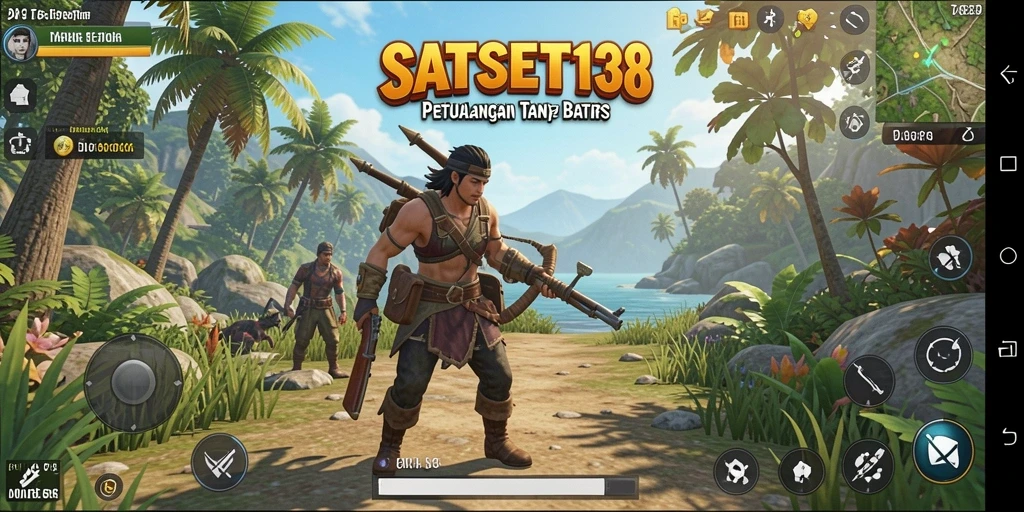 Tampilan gameplay menarik di dunia Open World SATSET138.