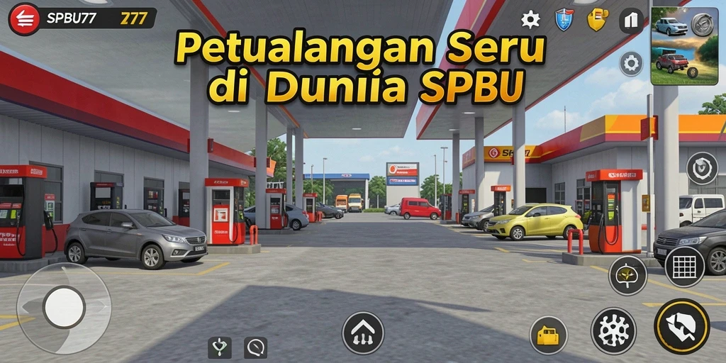 Tangkapan layar gameplay SPBU77 dengan suasana petualangan yang mengasyikkan.