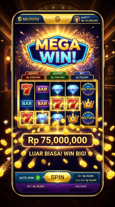 Tampilan utama aplikasi seltoto dengan berbagai pilihan aplikasi.